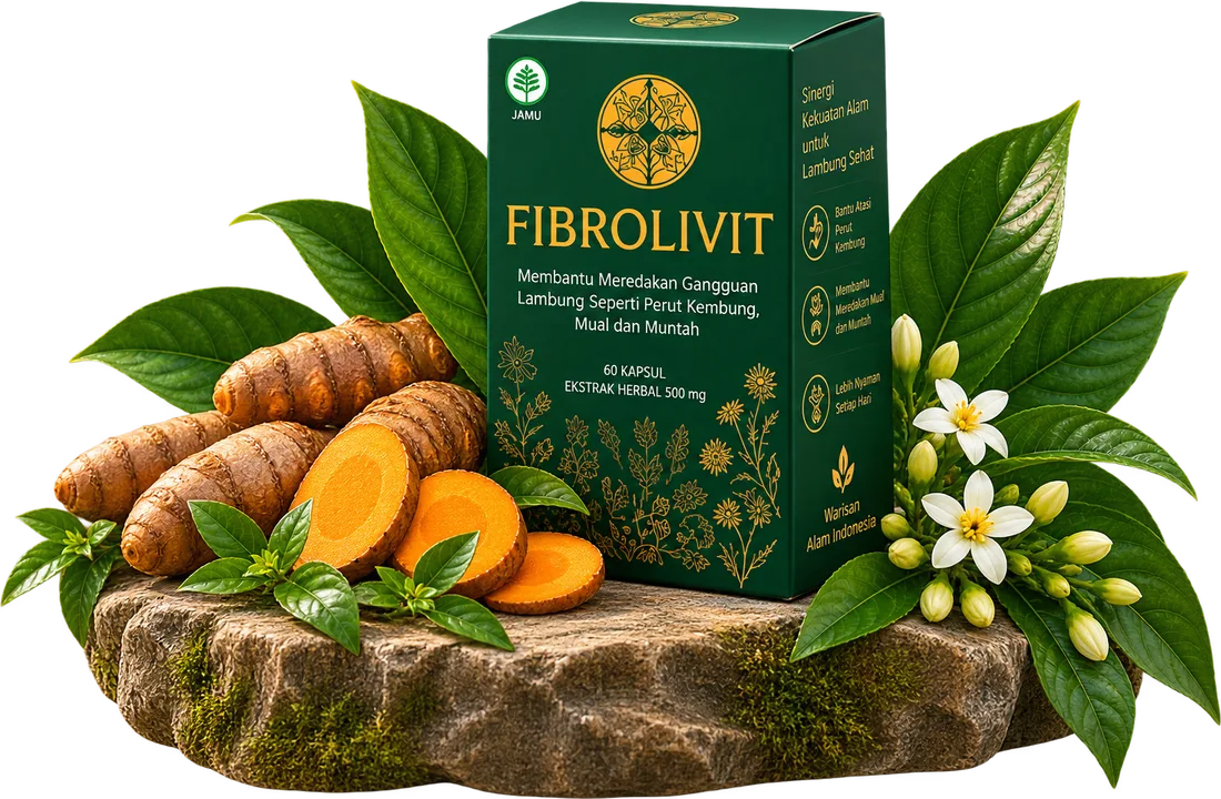 Kemasan Fibrolivit bersama Temulawak dan Daun Paliasa